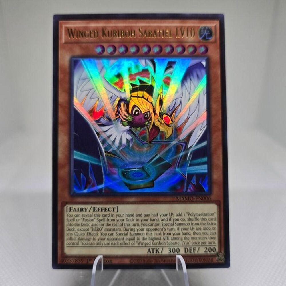 Winged Kuriboh Sabatiel LV10 mamo-en006 YuGiOh Magnificent Monsters